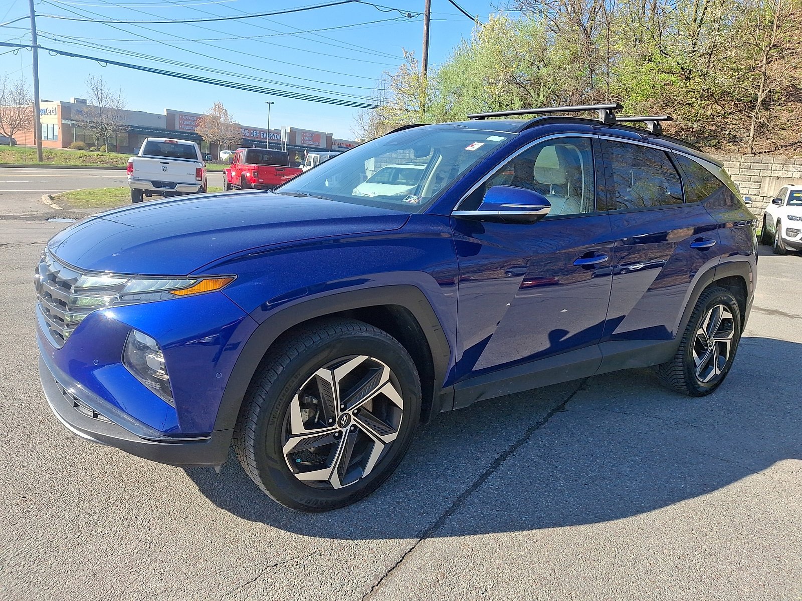 Certified Used 2024 Intense Blue Hyundai Limited image 3