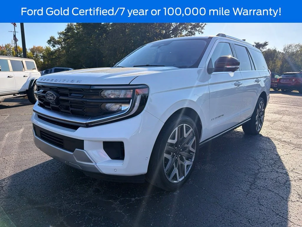 Certified Used 2025 White Ford Platinum image 2