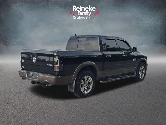 Used 2018 Brilliant Black Crystal Pearlcoat Ram Laramie Longhorn image 5