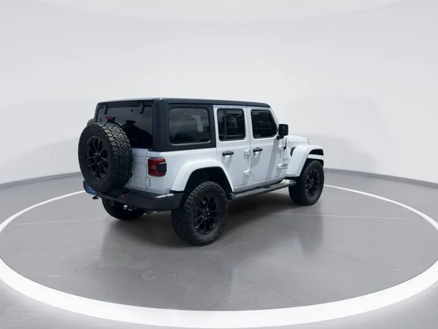 Used 2021 White Jeep Unlimited Sahara 4xe image 7
