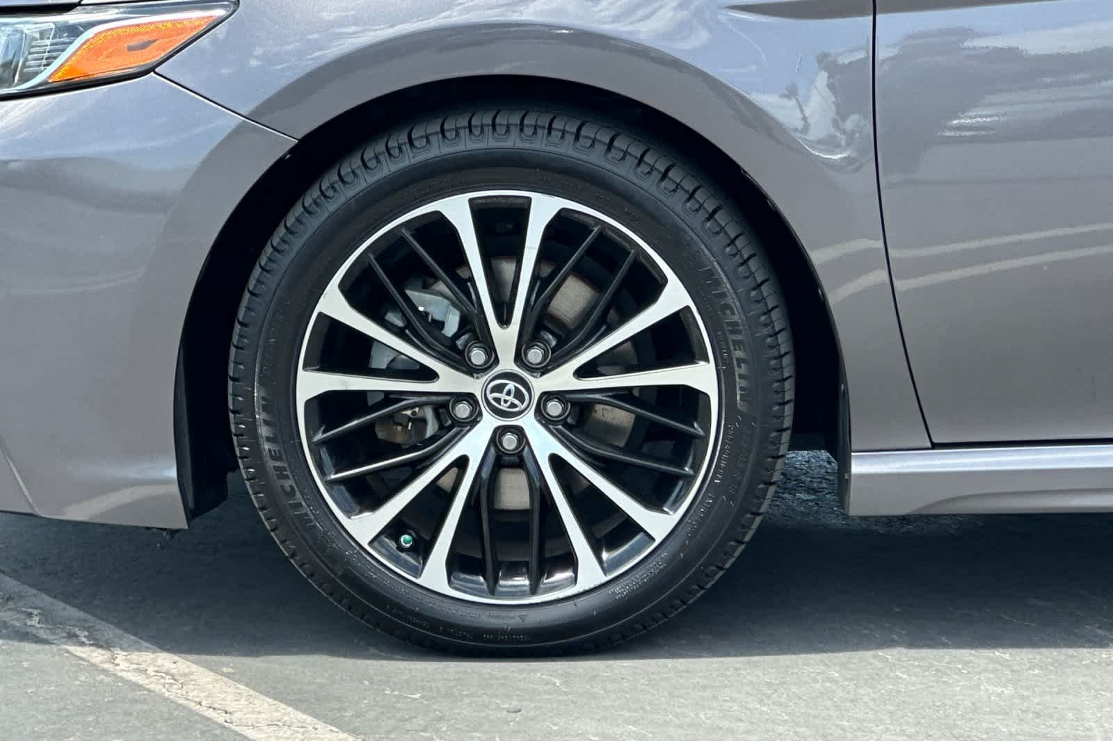 Certified Used 2019 Predawn Gray Mica Toyota SE image 23