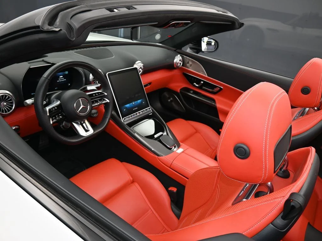 Used 2022 White Mercedes-Benz SL 63 AMG® image 40