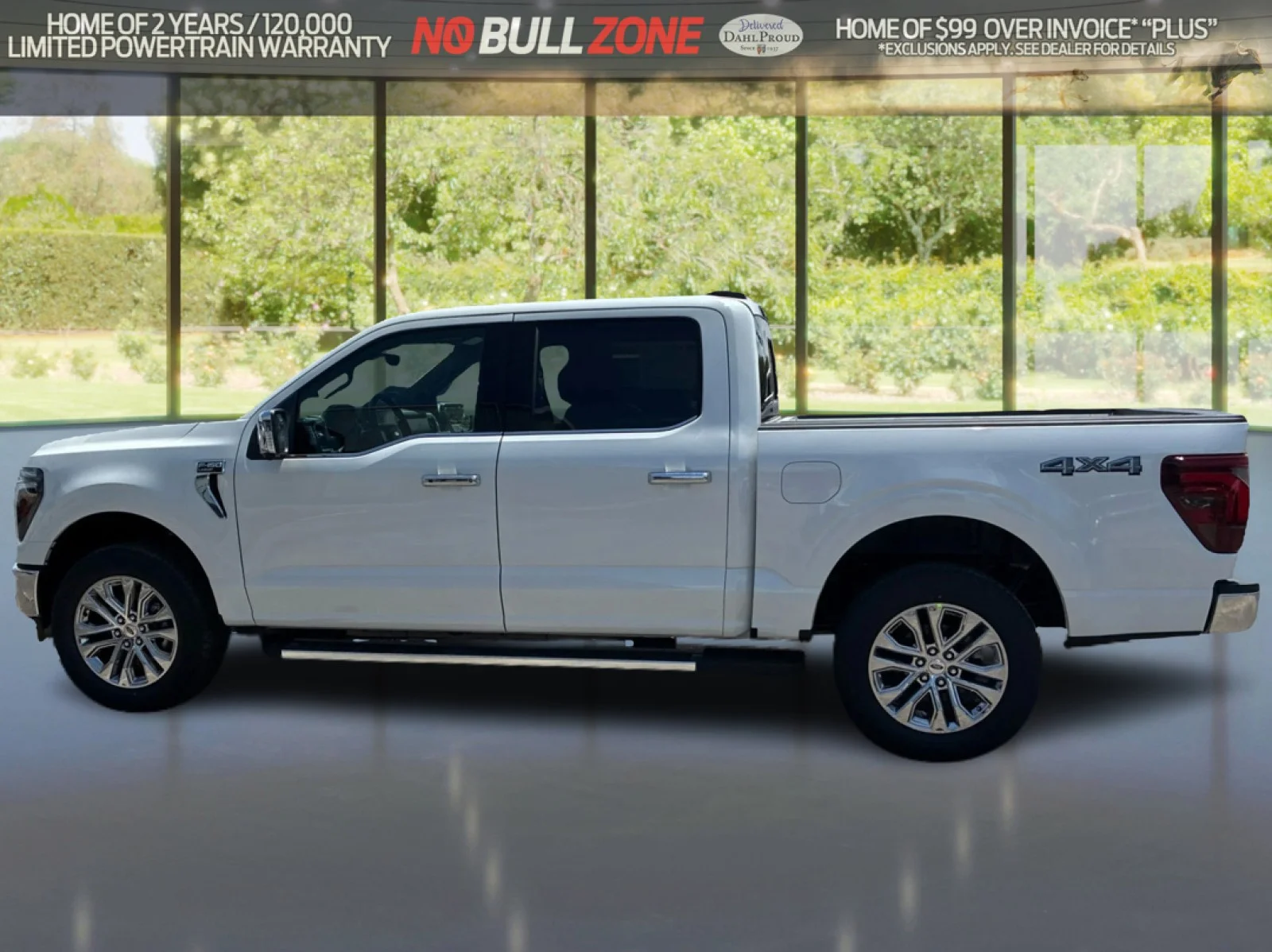 New 2026 Star White Metallic Tri-Coat Ford Lariat® image 2