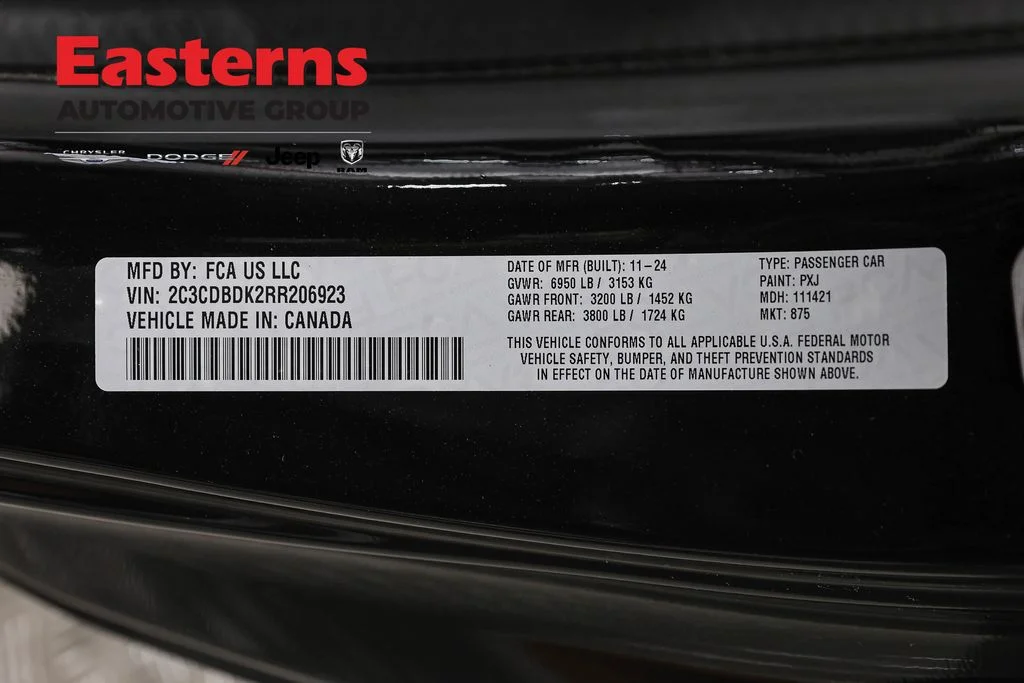 Certified Used 2024 Black Dodge R/T Scat Pack image 36