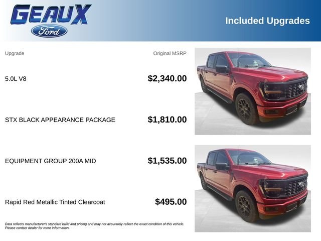 Used 2025 Red Ford STX image 4