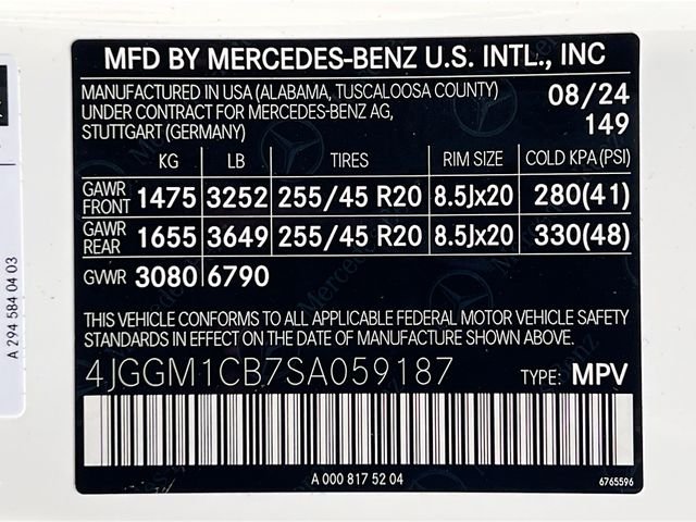 Certified Used 2025 White Mercedes-Benz 350 SUV image 23