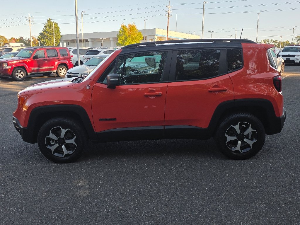 Used 2021 Omaha Orange Clear Coat Jeep Trailhawk image 12