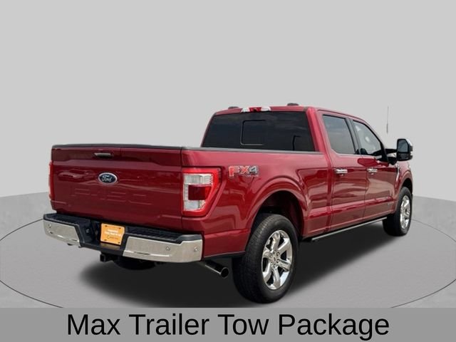 Certified Used 2021 Red Ford Lariat image 7