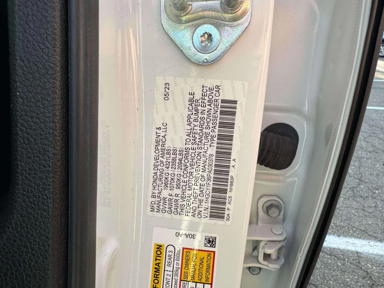 2023 Honda Accord EX - Photo 15
