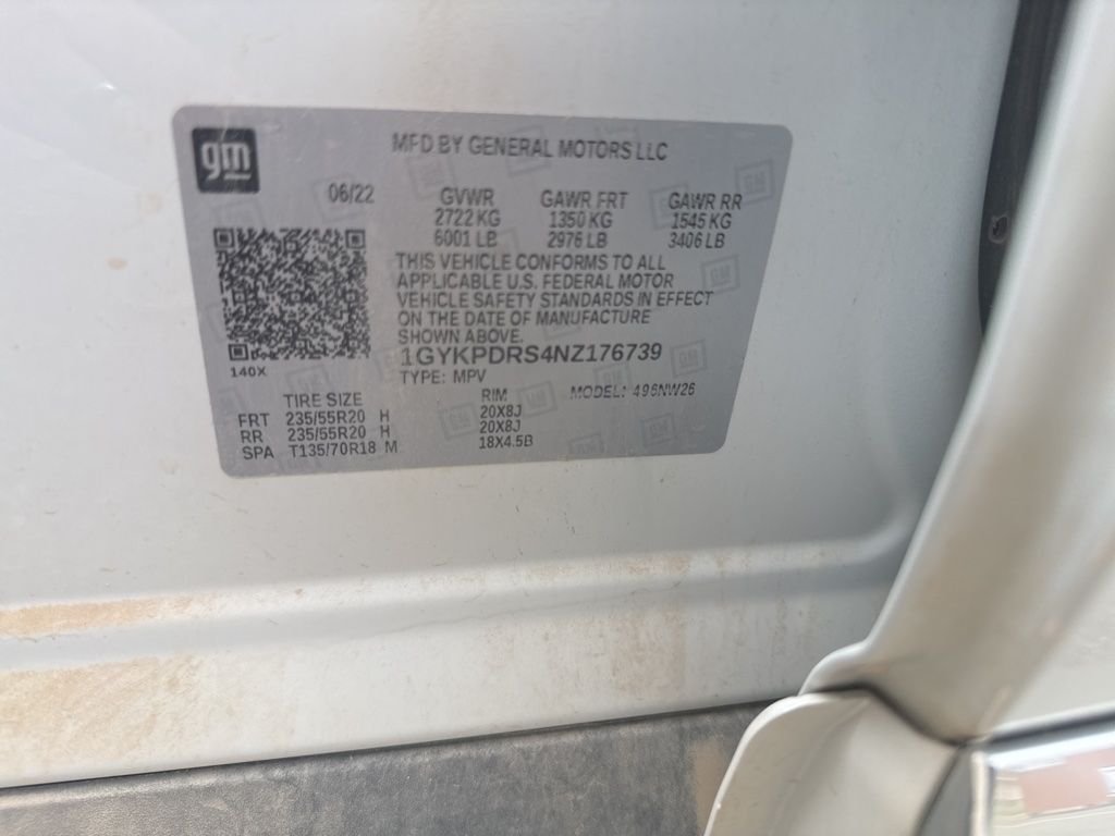 Used 2022 White Cadillac Premium Luxury image 10