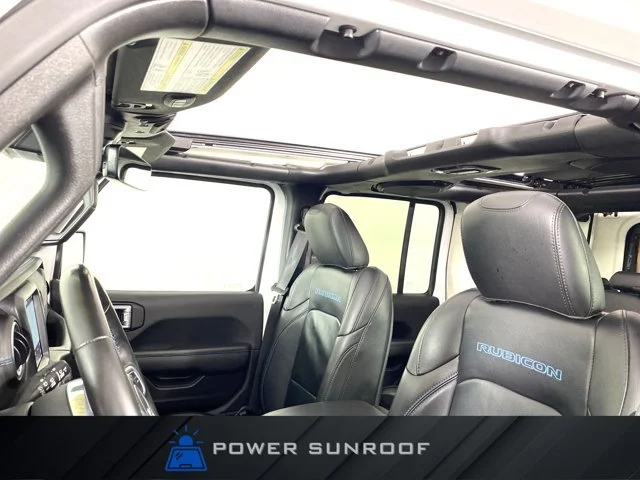 Used 2021 White Jeep Unlimited Rubicon 4xe image 2