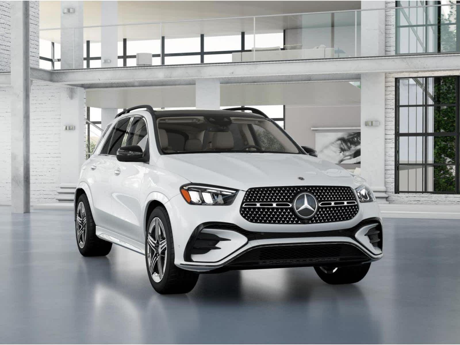 New 2026 MANUFAKTUR Moonlight White Metallic Mercedes-Benz GLE 350 image 9
