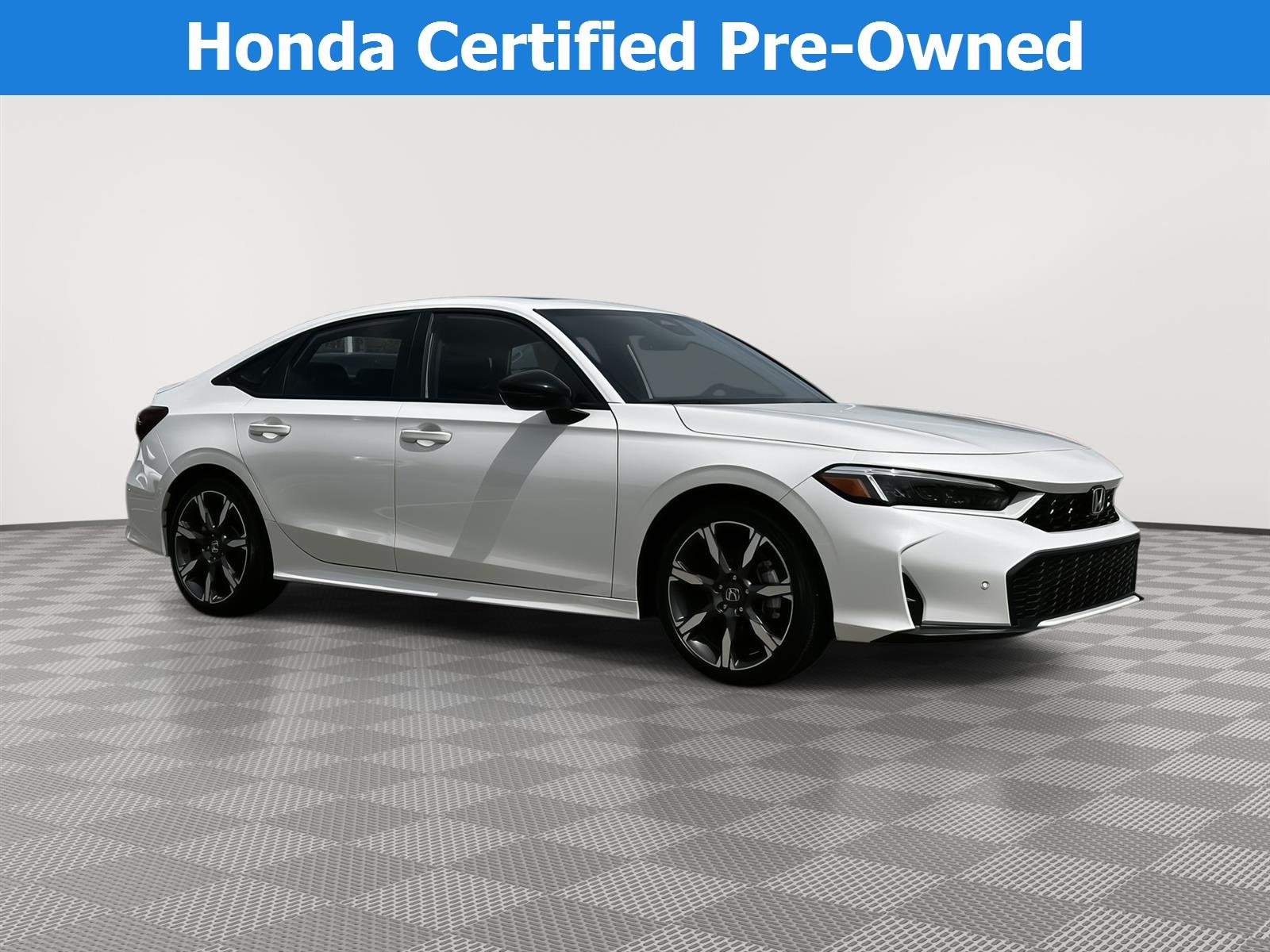 Certified Used 2025 Platinum White Pearl Honda Sport Touring image 1