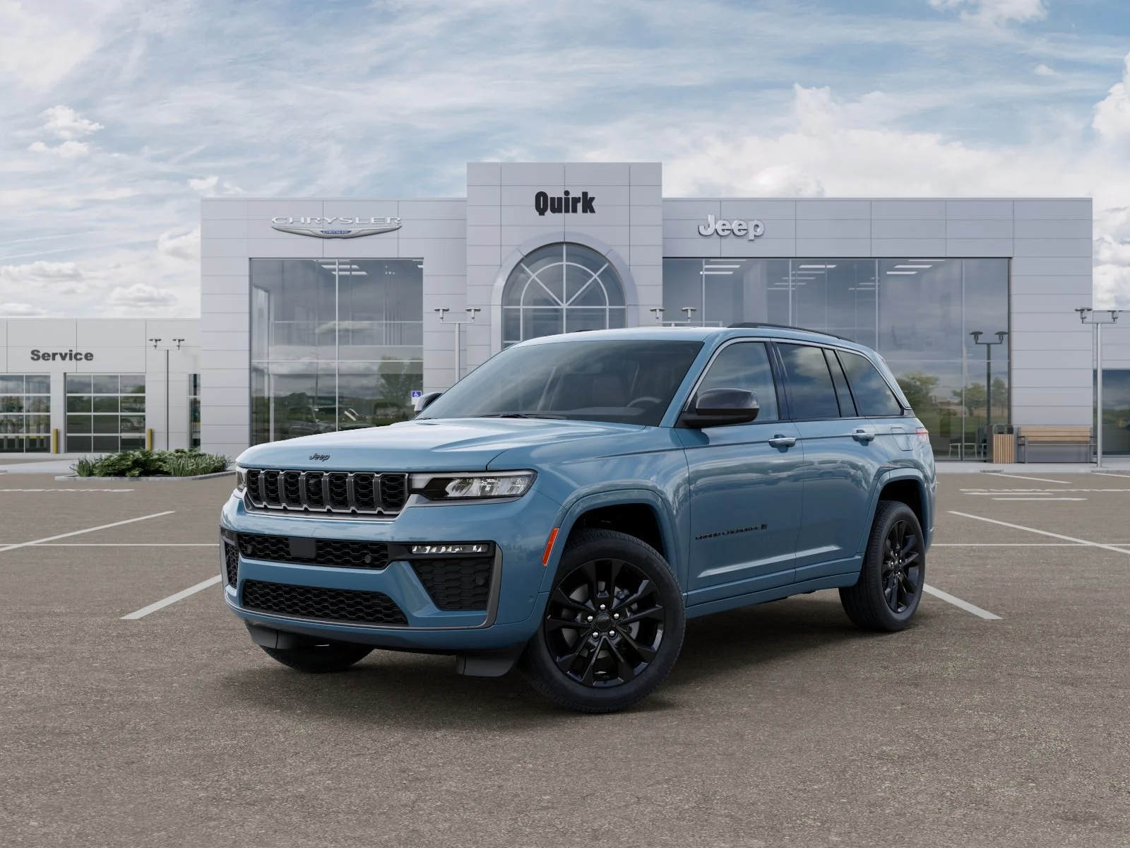 New 2026 Steel Blue Exterior Paint Jeep Limited Reserve image 1