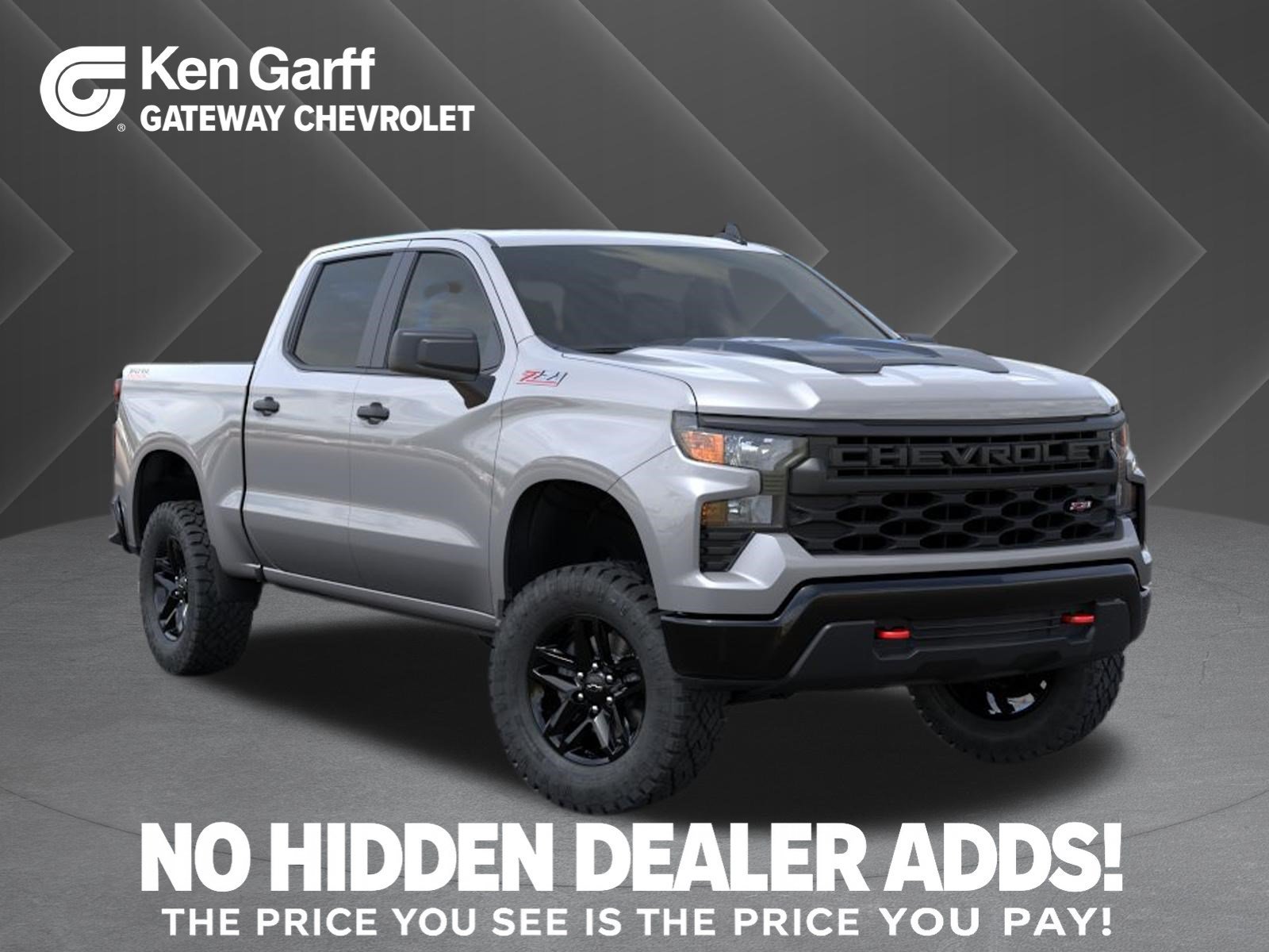 New 2026 Sterling Gray Metallic Chevrolet Custom Trail Boss image 1