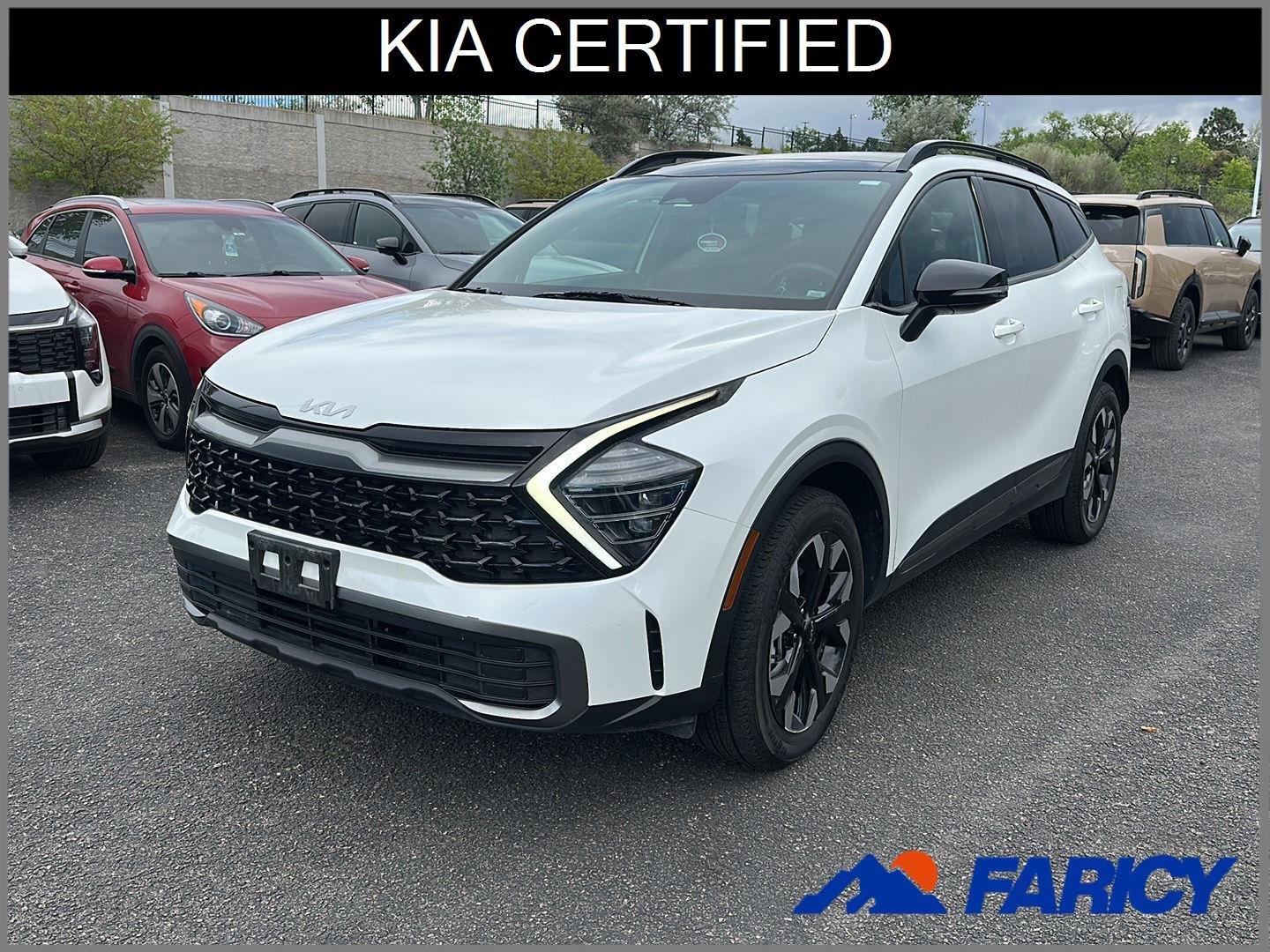 Used 2024 Snow White Pearl Kia X-Line image 1