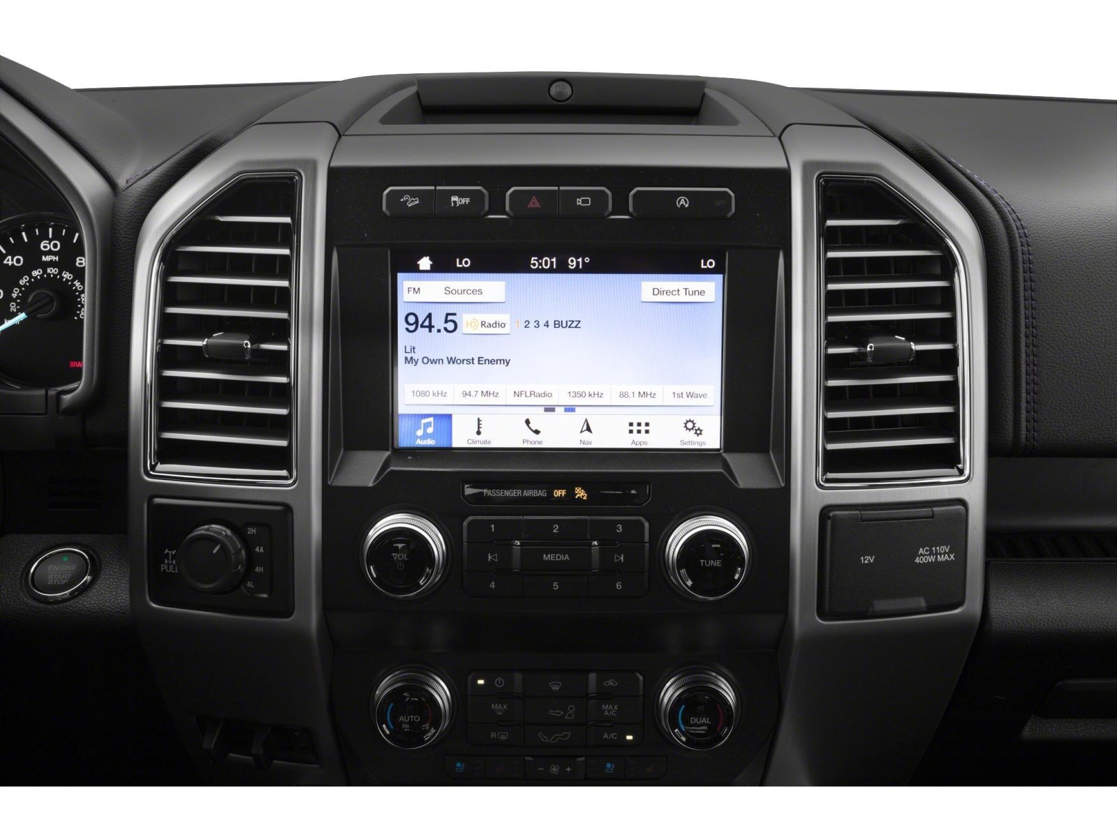 Used 2020 White Metallic Ford Platinum image 7