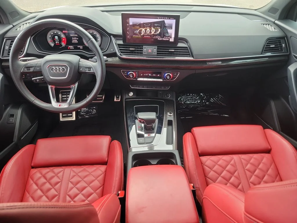 Certified Used 2024 Silver Audi Premium Plus image 3