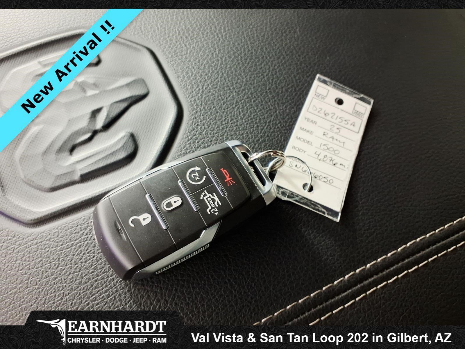 Used 2025 Bright White Clearcoat Ram Laramie image 24