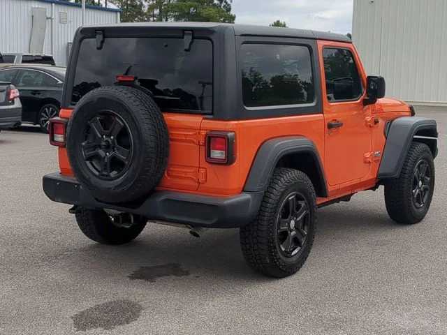 Used 2020 Orange Jeep Sport S image 3