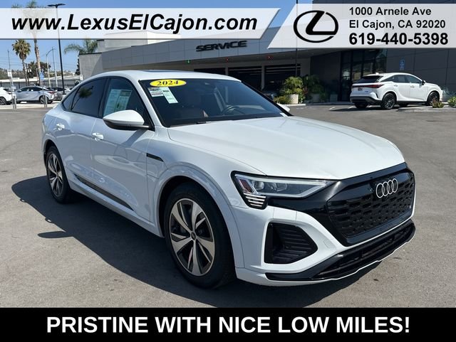 Used 2024 Audi Q8 Sportback e-tron Premium with VIN WA1BAAGE8RB024605 for sale in El Cajon, CA