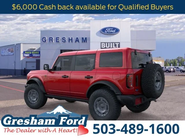 New 2025 Ruby Red Metallic Tinted Clearcoat Ford Badlands image 4