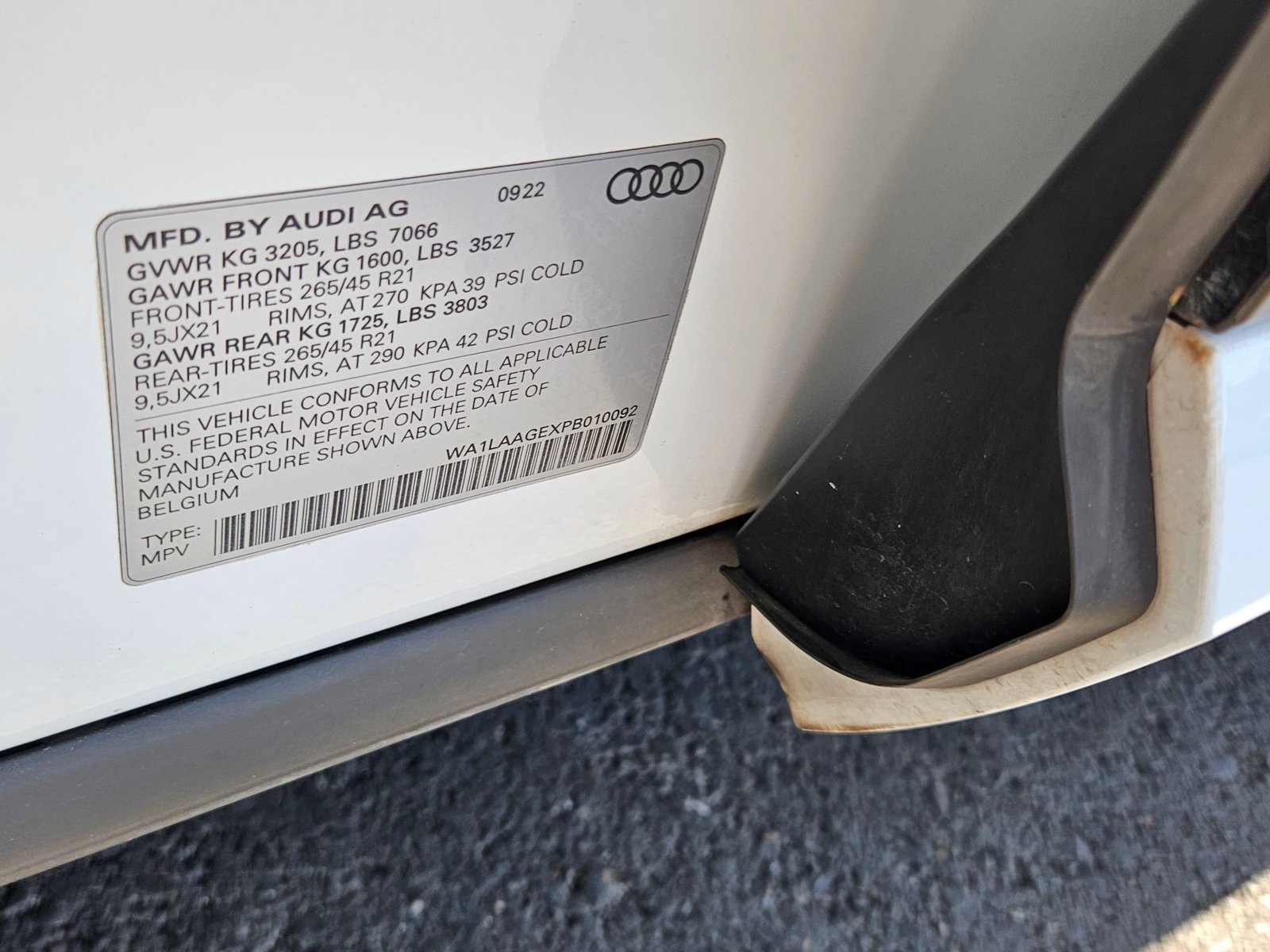 Used 2023 Glacier White Metallic Audi Premium Plus image 24
