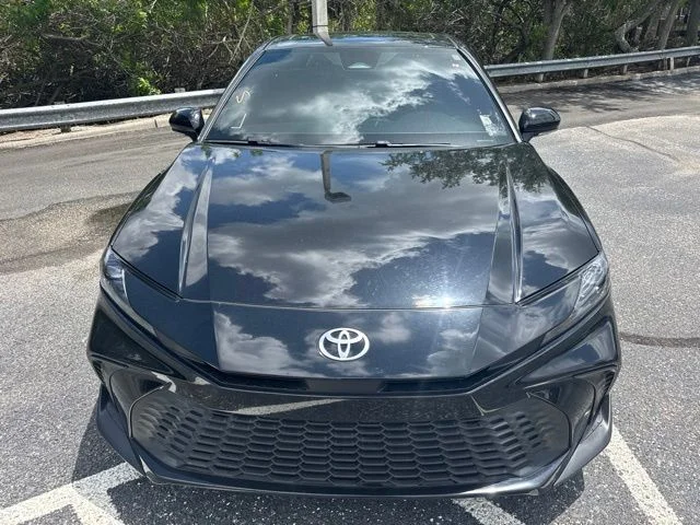 Certified Used 2025 Black Toyota SE image 2
