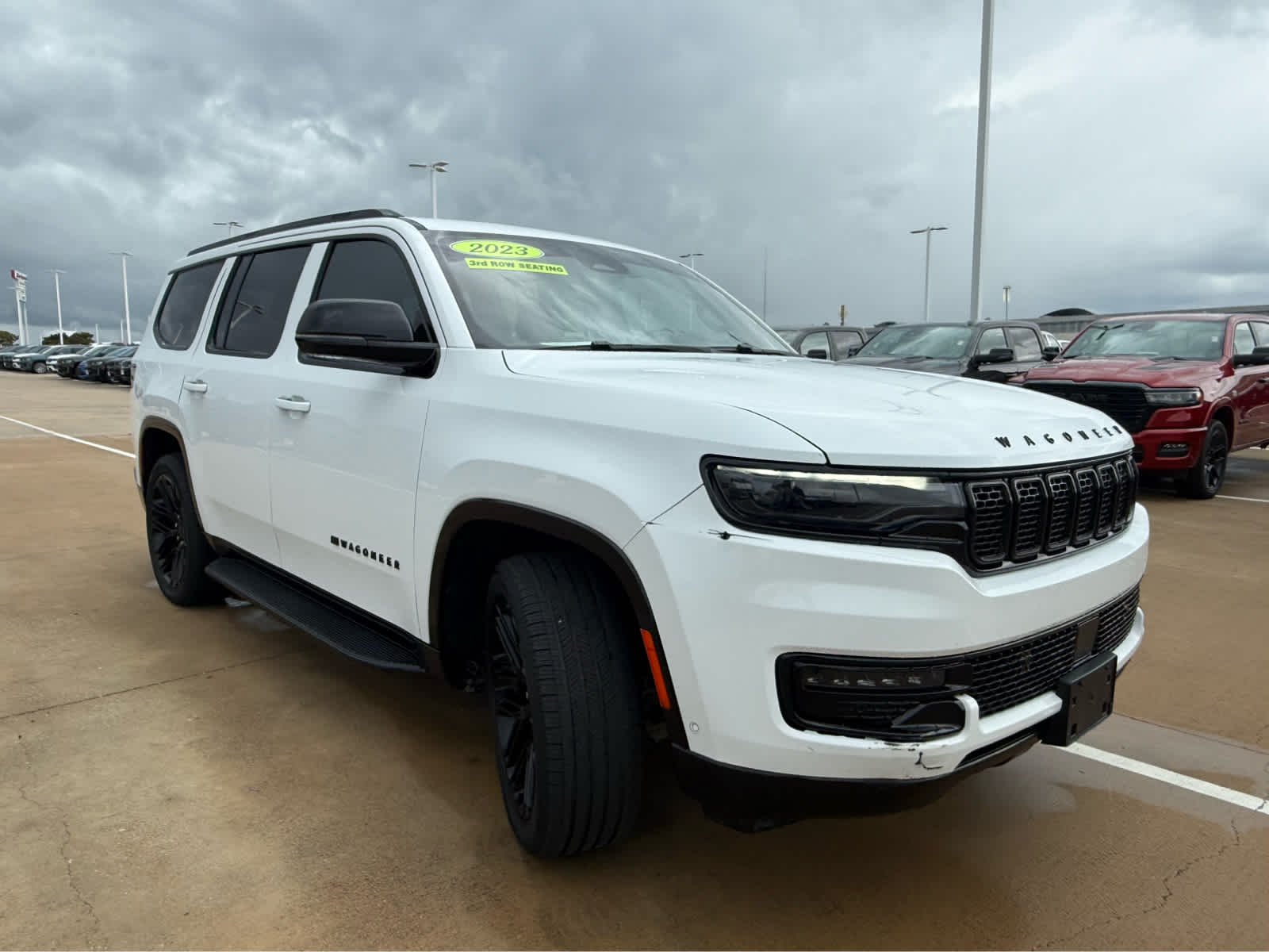 Used 2023 Bright White Clearcoat Jeep Series II Carbide image 7