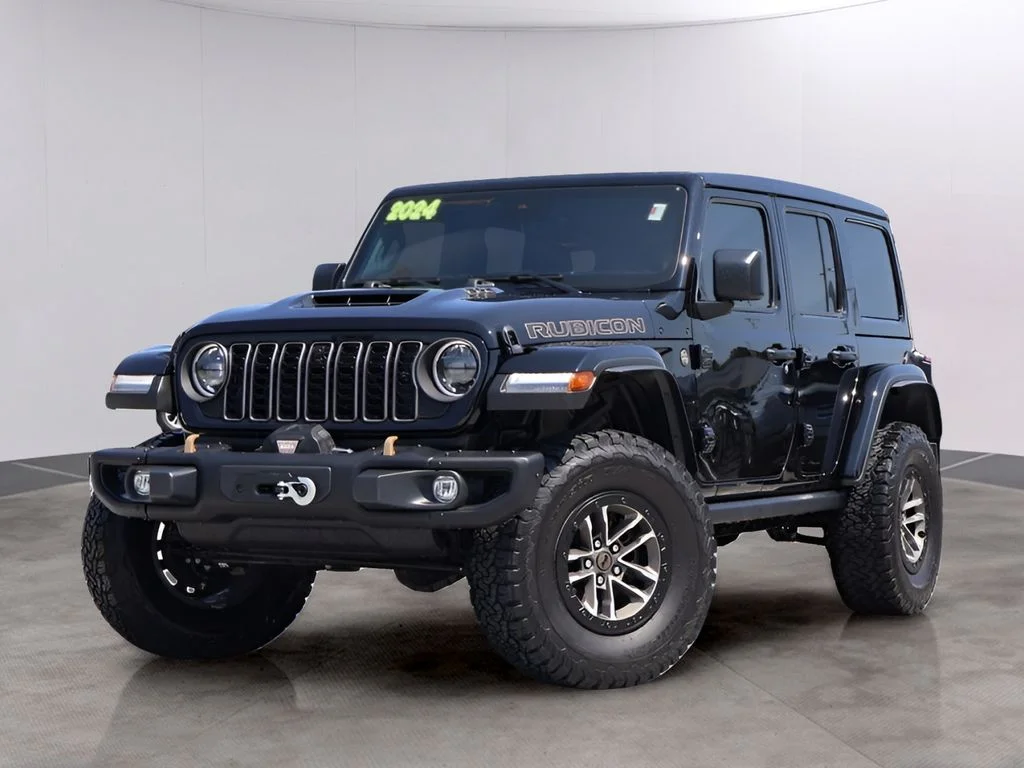 Used 2024 Black Clearcoat Jeep Rubicon 392 image 1