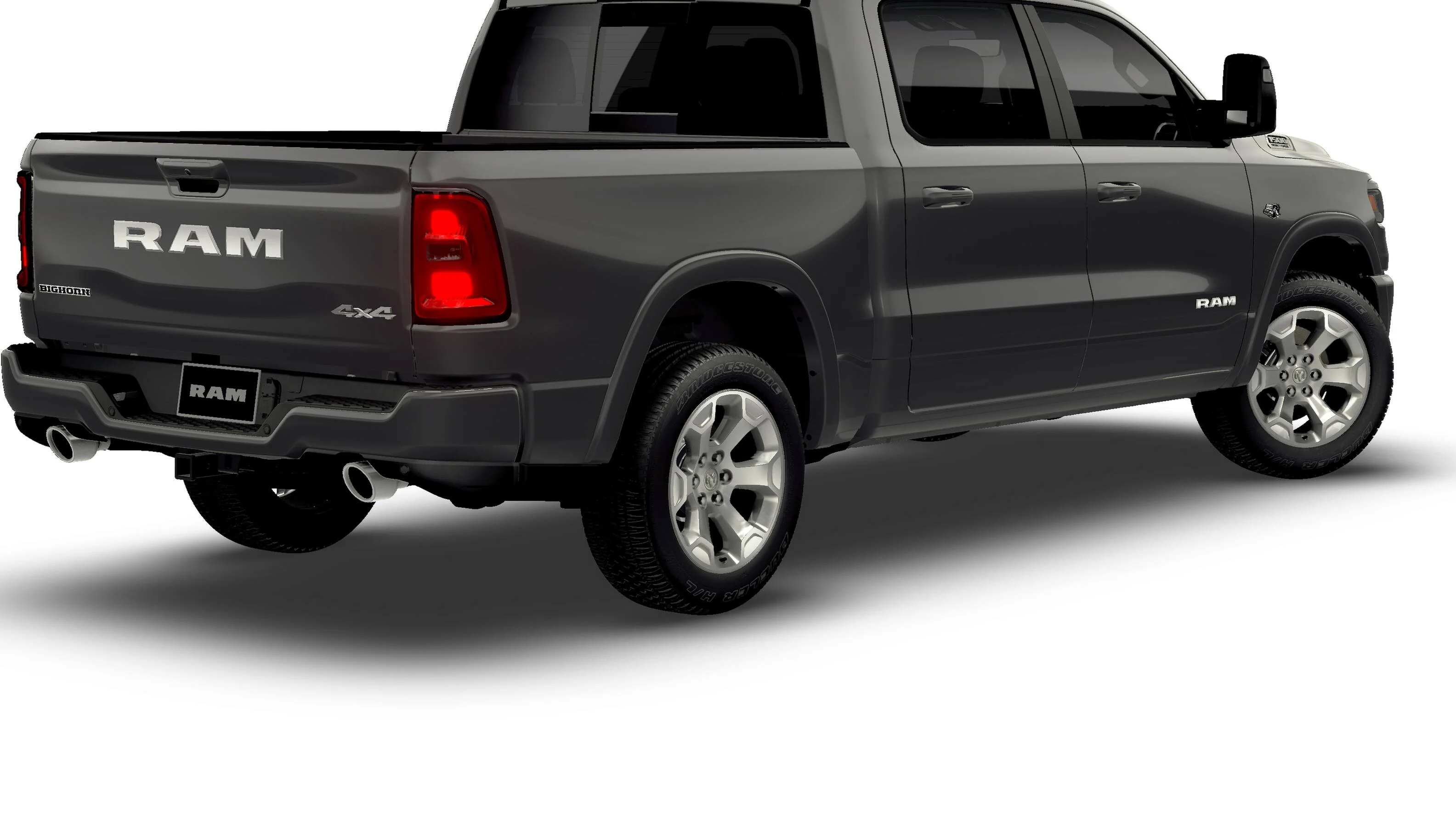 New 2026 Granite Crystal Metallic Clear-Coat Exterior Paint RAM Big Horn HEMI image 14