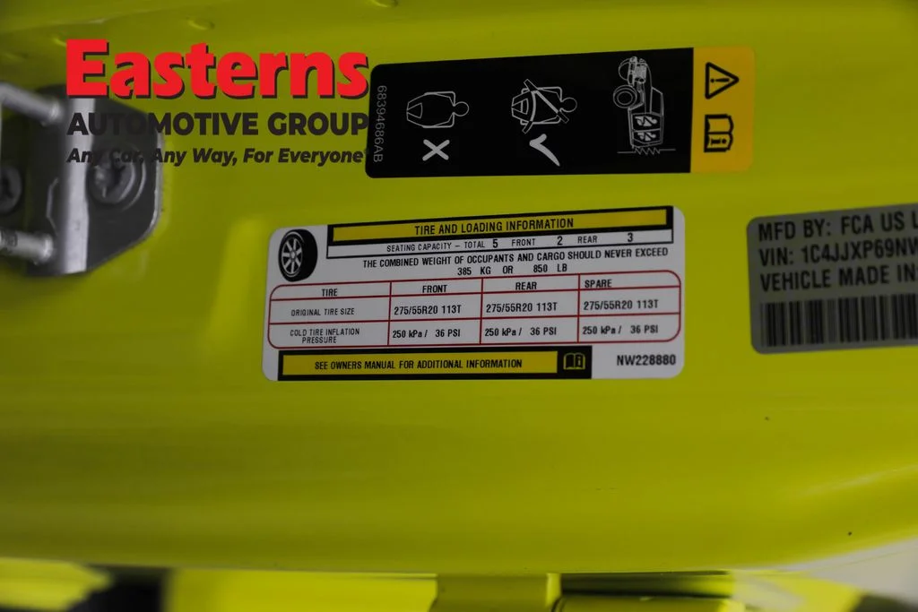 Used 2022 Yellow Jeep Unlimited Sahara 4xe image 35
