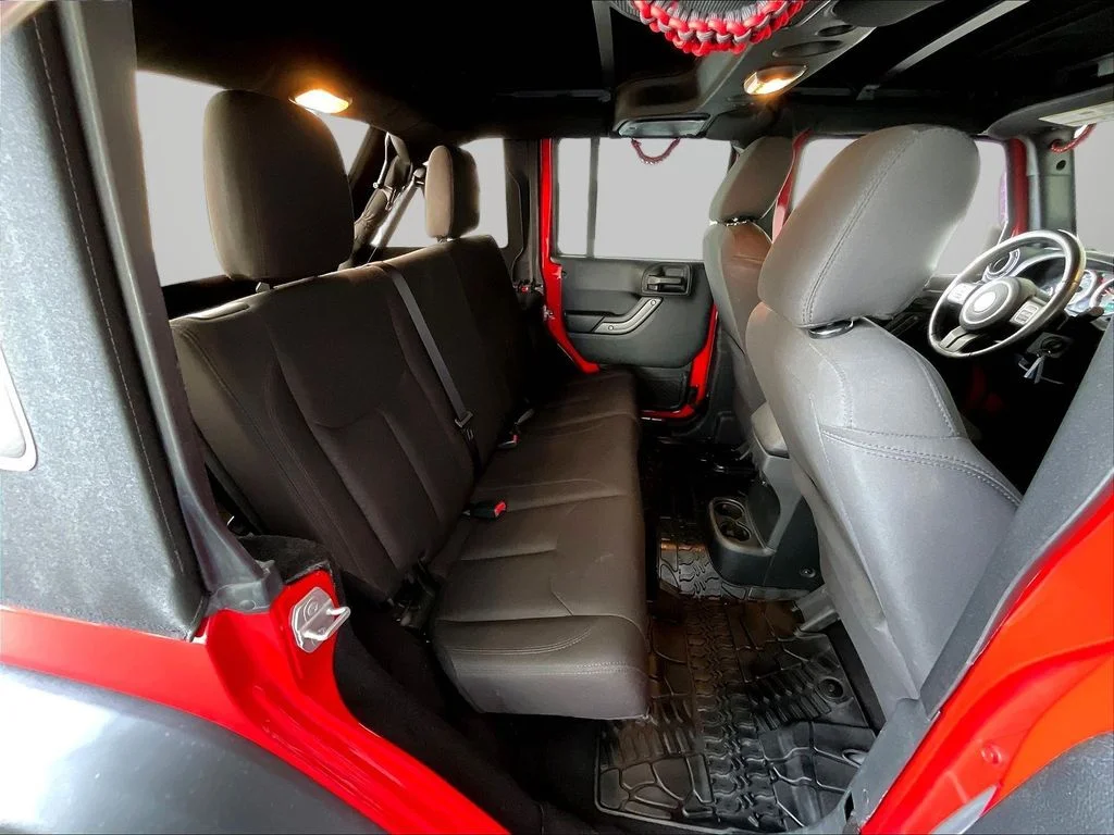 Used 2017 Red Clearcoat Jeep Unlimited Sport image 26