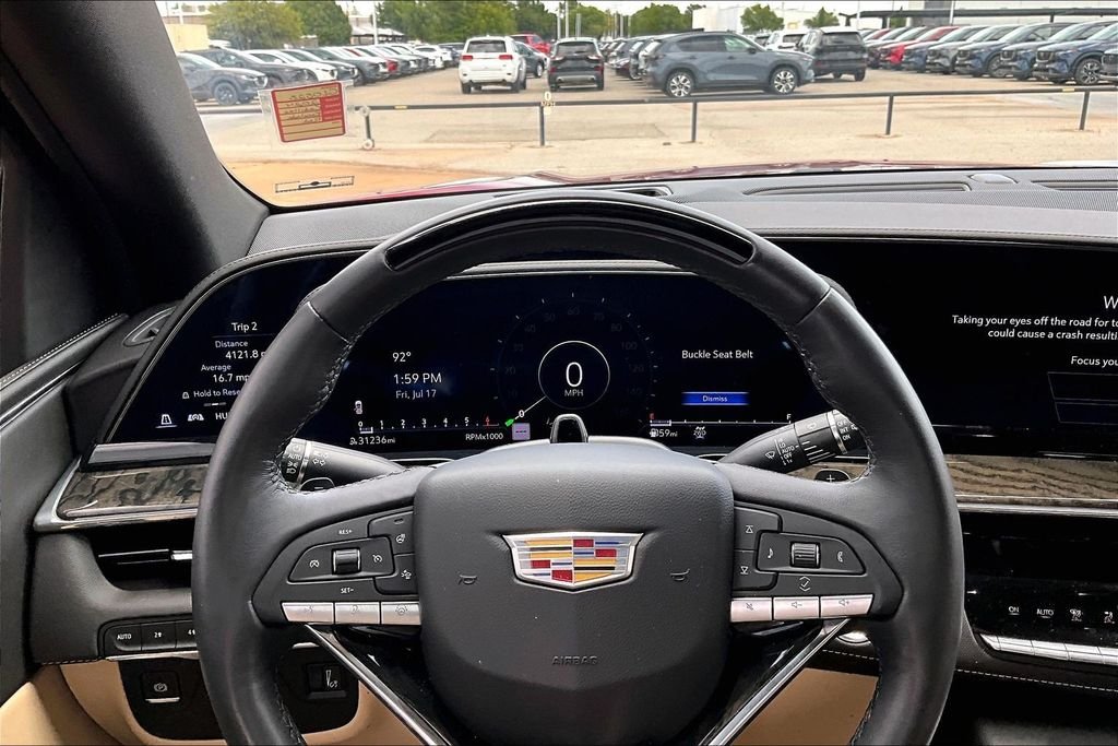 Used 2024 Red Cadillac Premium Luxury image 22