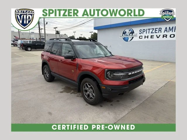 Used 2023 Red Ford Badlands image 1