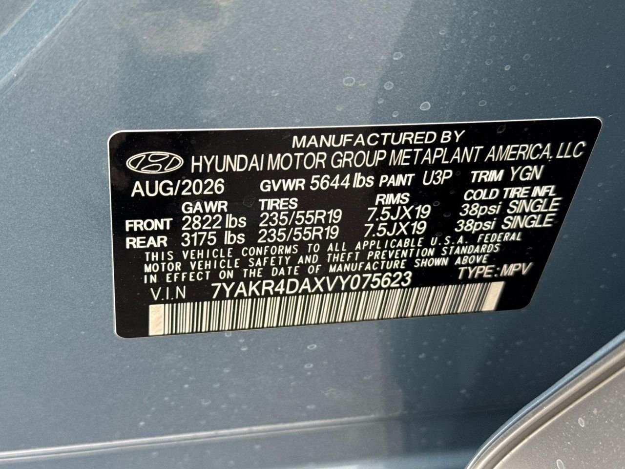 New 2027 Blue Hyundai Limited image 27