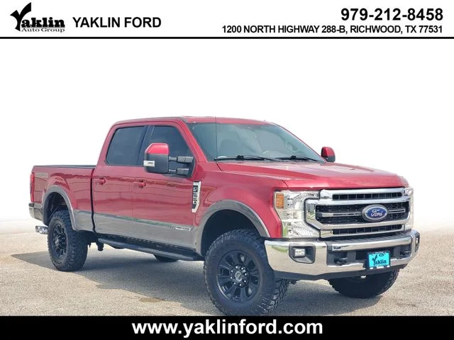 Used 2021 Red Ford Lariat image 1