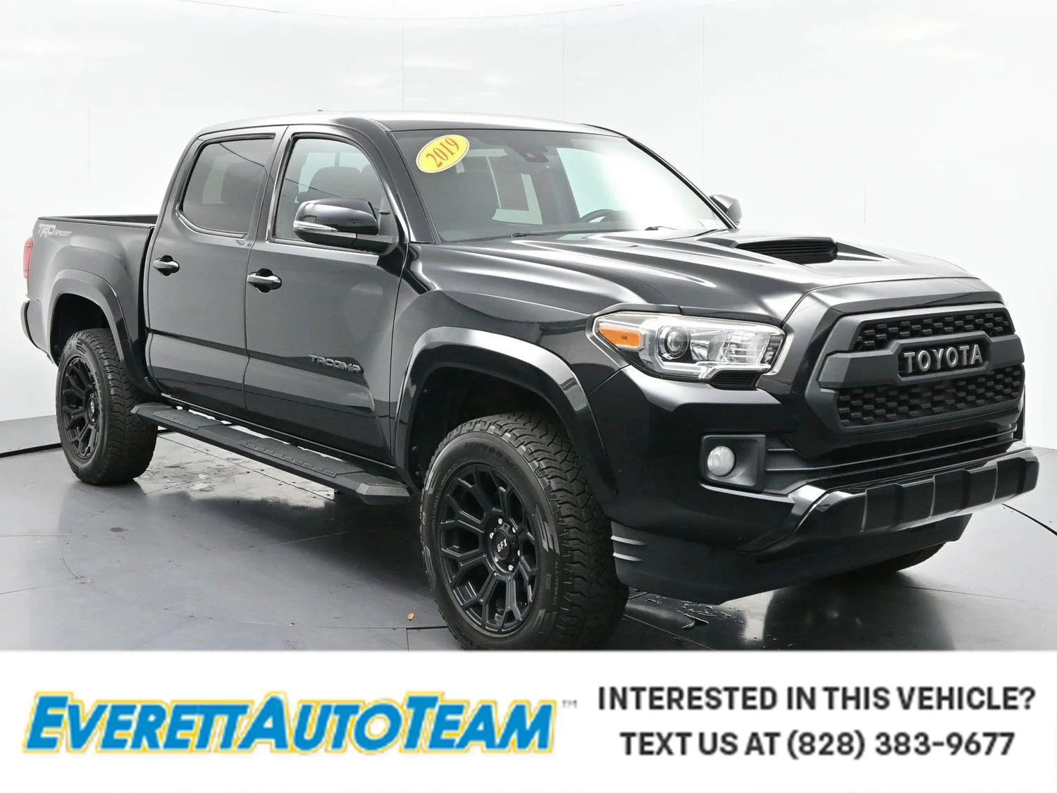 Used 2019 Midnight Black Metallic Toyota TRD Sport image 1