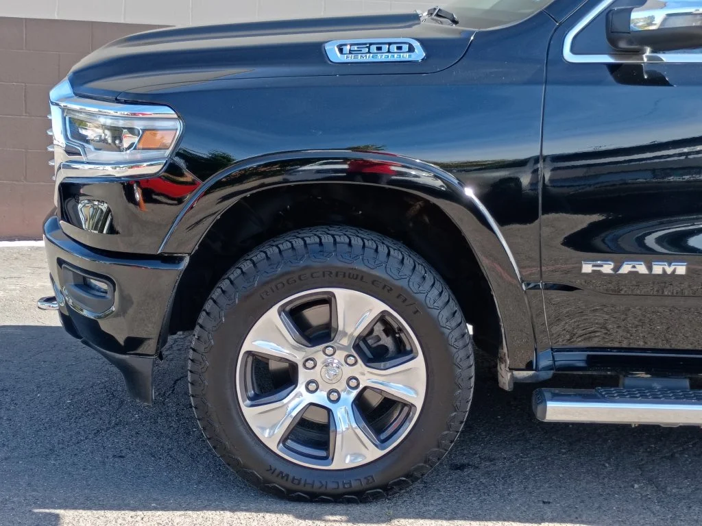 Used 2023 Diamond Black Crystal Pearlcoat Ram Laramie Longhorn image 10