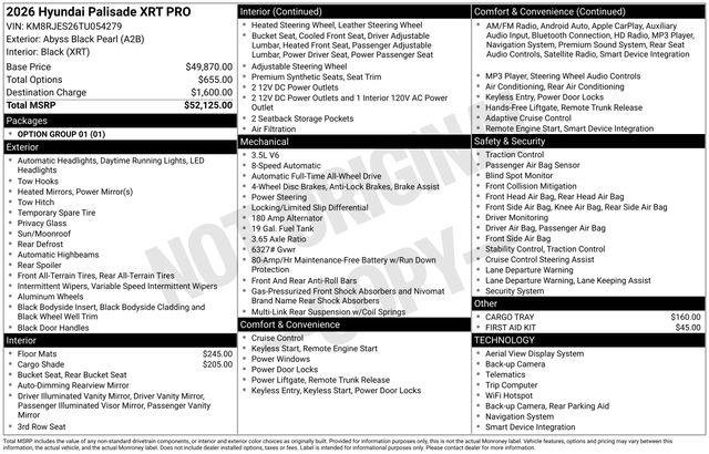 2026 Hyundai Palisade XRT Pro - Photo 25