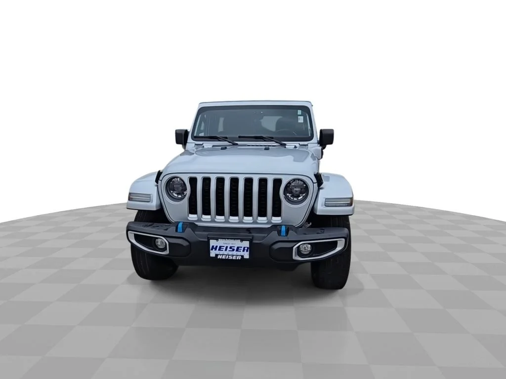 Used 2023 Silver Jeep Sahara 4xe image 3