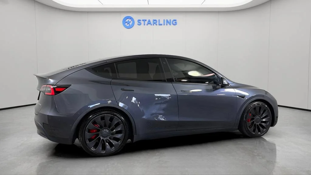 Used 2021 Black Tesla Performance Dual Motor All-Wheel Drive image 10