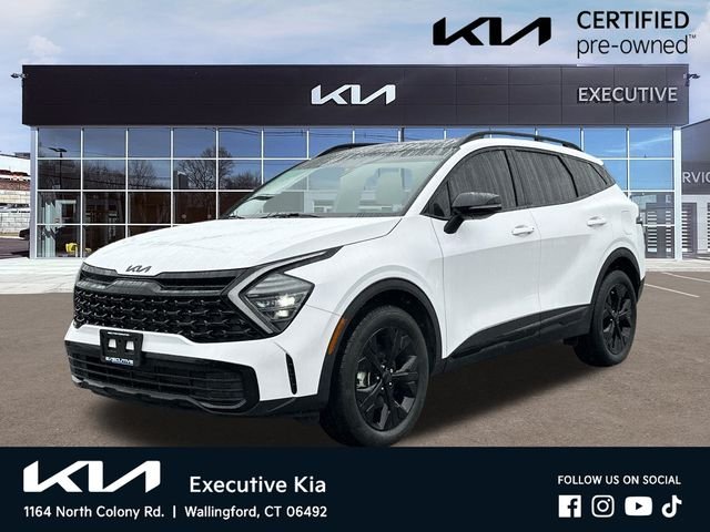 Certified Used 2025 White Kia X-Line image 1