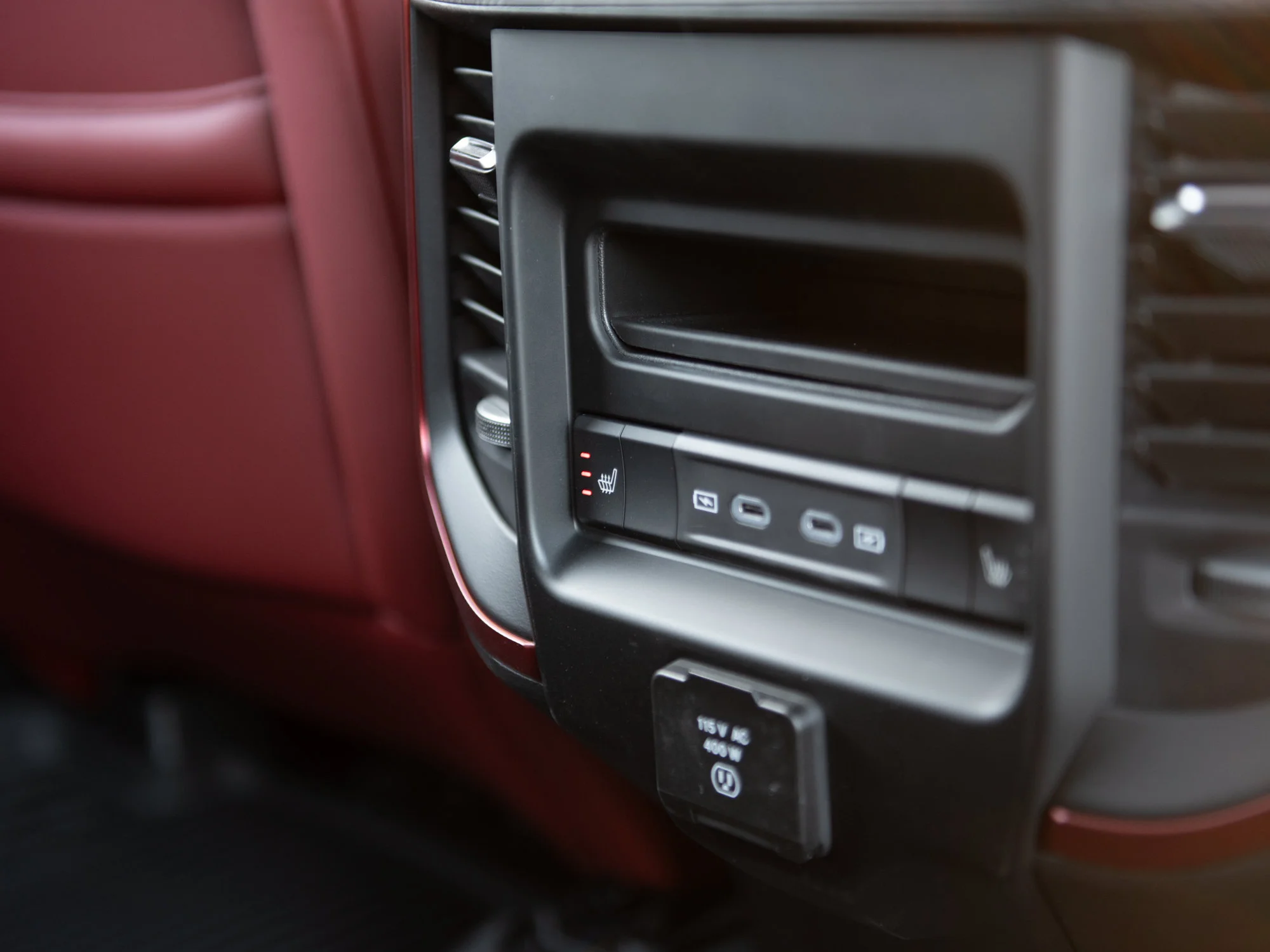 New 2026 Red RAM Rebel* Crew Cab 4x4, Pano Sunroof, 33 Inch A/T Tires, Passenger Screen image 28