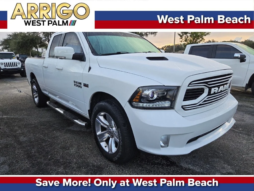 Used 2018 Bright White Clearcoat Ram Sport image 1