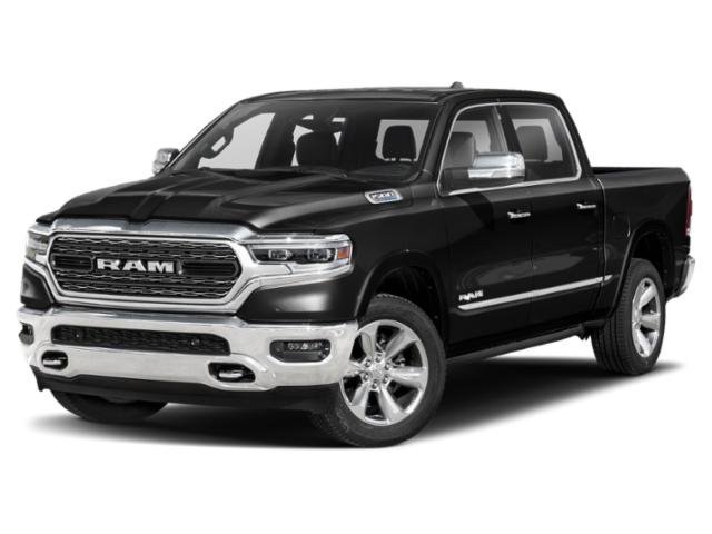 Used 2022 Diamond Black Crystal Pearlcoat Ram Limited image 1