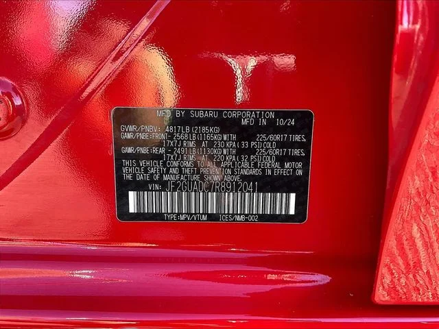Used 2024 Red Subaru Premium image 21