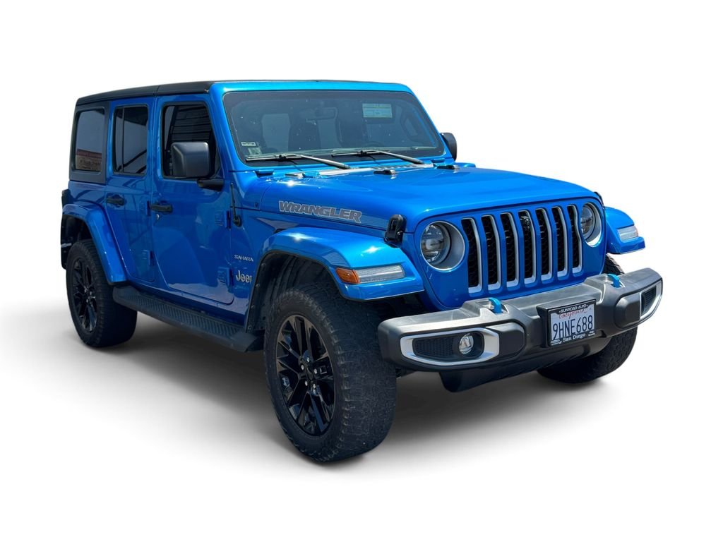 Used 2023 Blue Jeep Sahara 4xe image 18