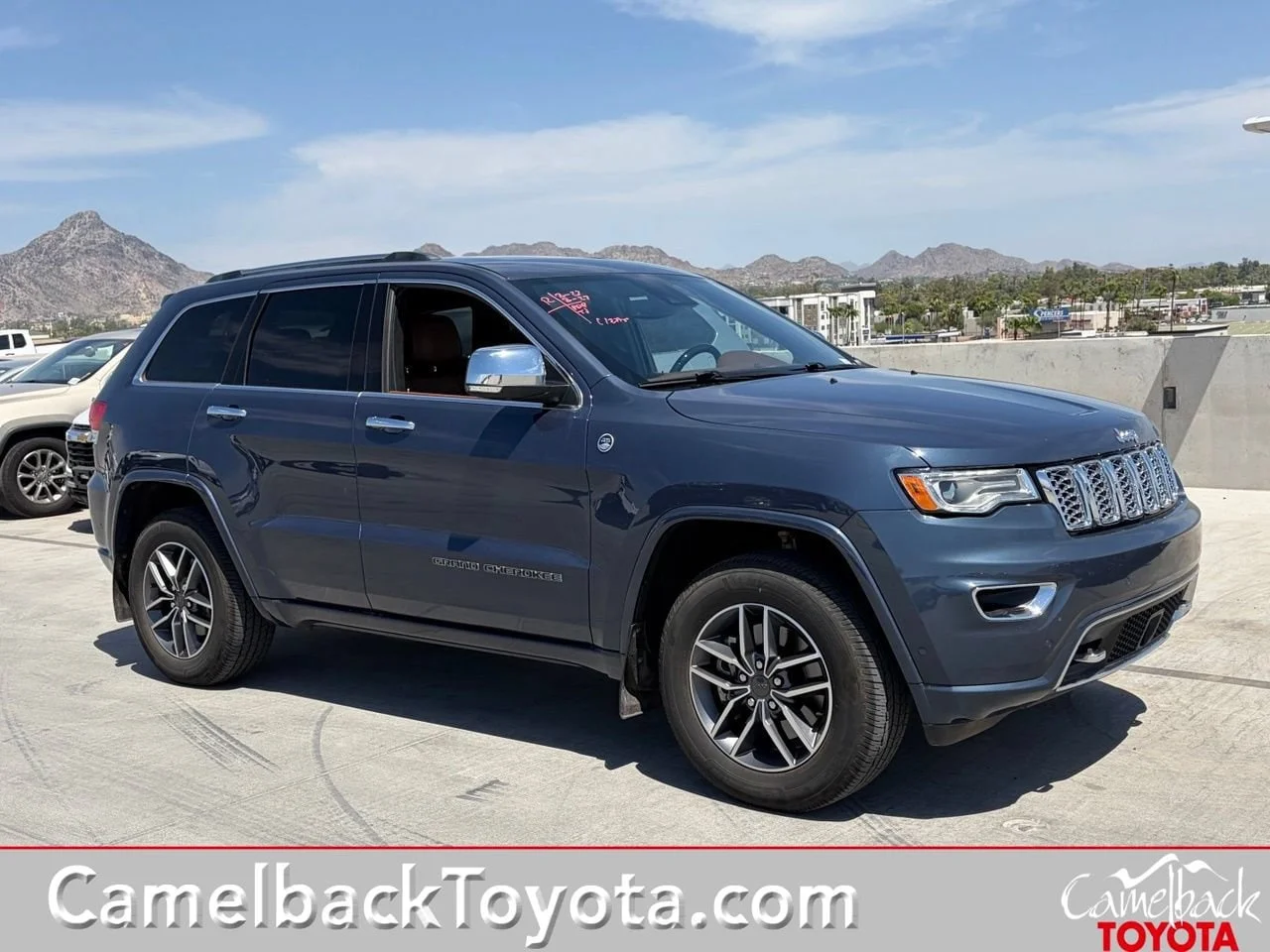 Used 2021 Slate Blue Pearlcoat Jeep Overland image 1