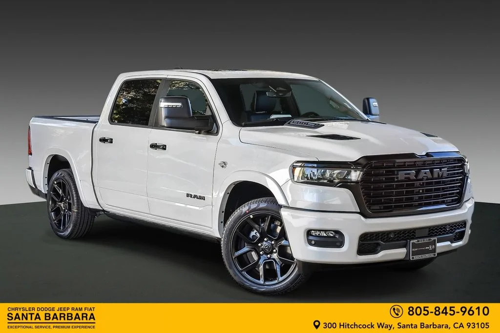 New 2026 Ivory White Tri-Coat Pearl-Coat Exterior Paint RAM Laramie image 1